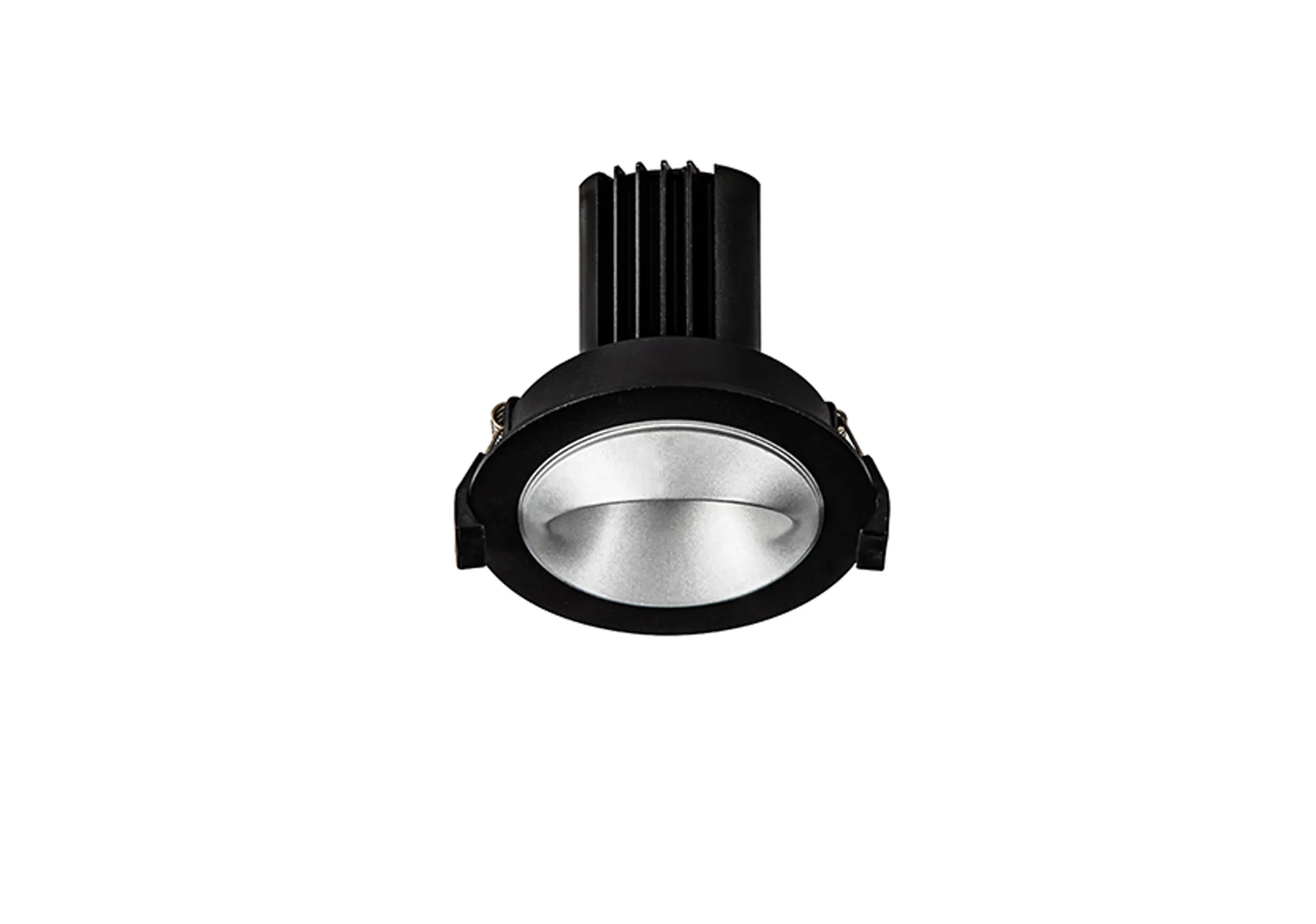 Bonia 12 Powered by Tridonic 12W 1200lm 2700K 36° LED Engine,350mA Black/Silver 27° Angled Round Downlight , DRIVER NOT INC. 5yrs Warranty DM202485  Dlux Bonia 12
